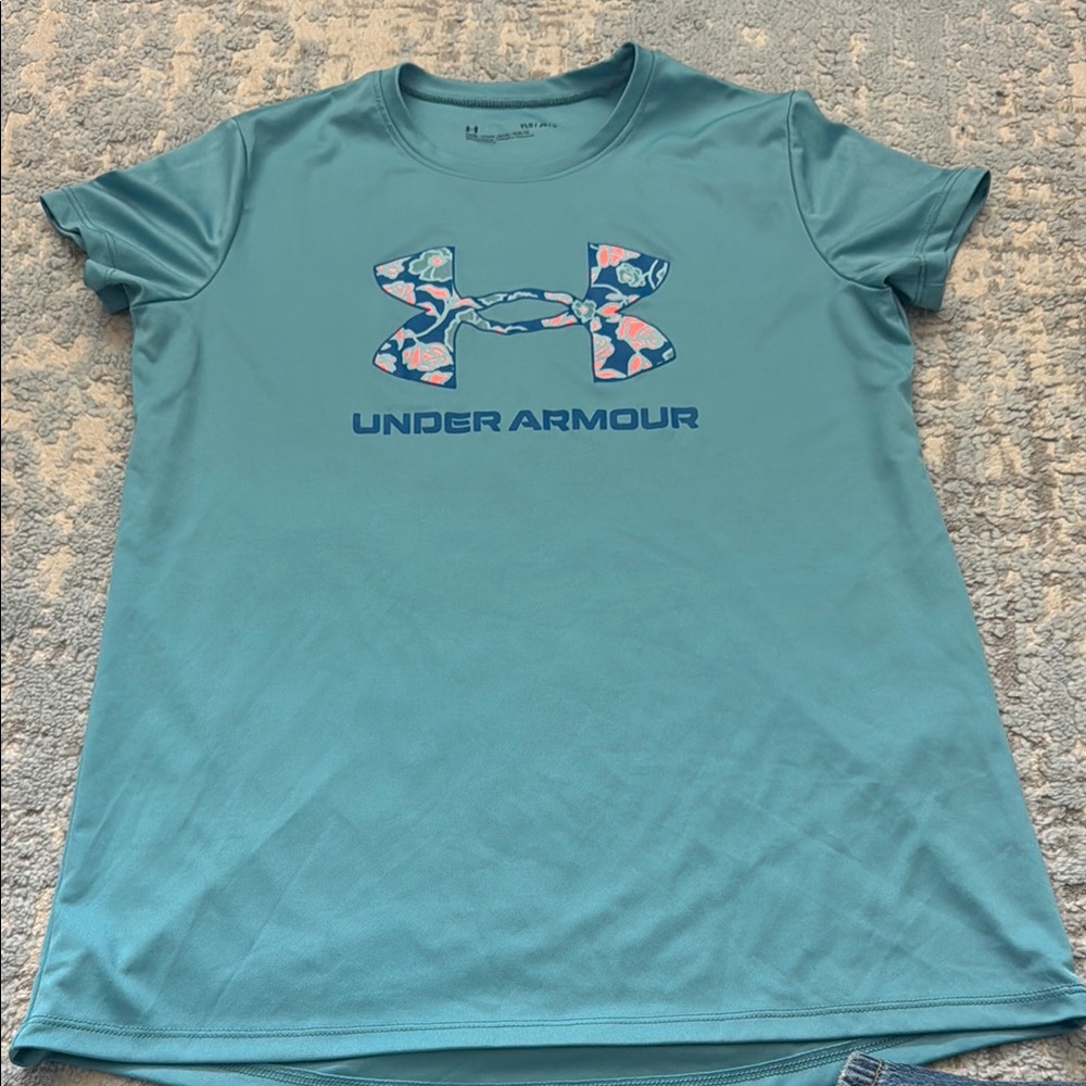 Under Armour teal Graphic Tee
